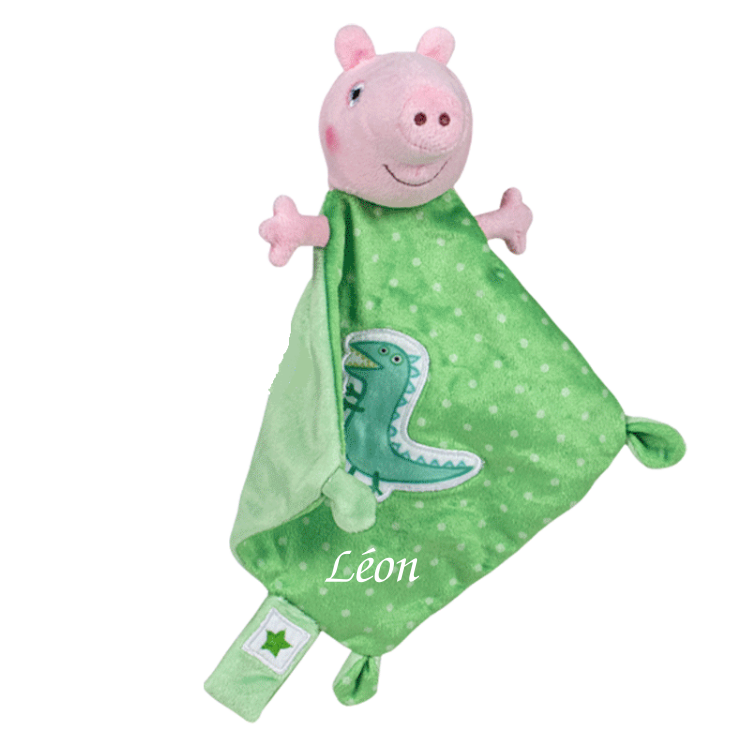 Peppa pig - comforter pig green crocodile 22 cm 
